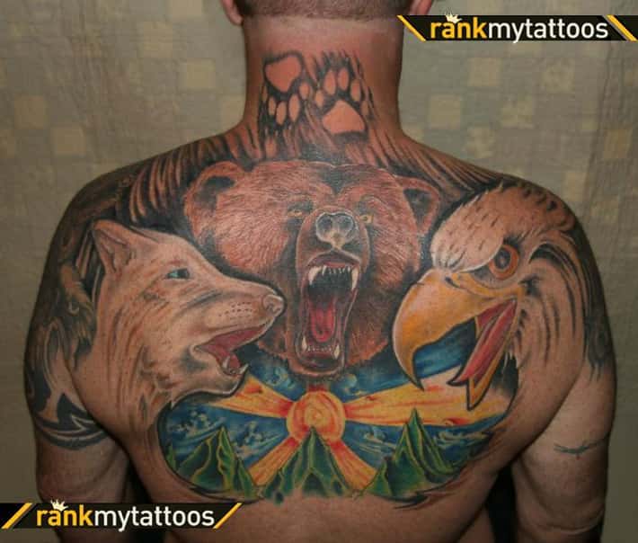 lion back tattoos for men 0079