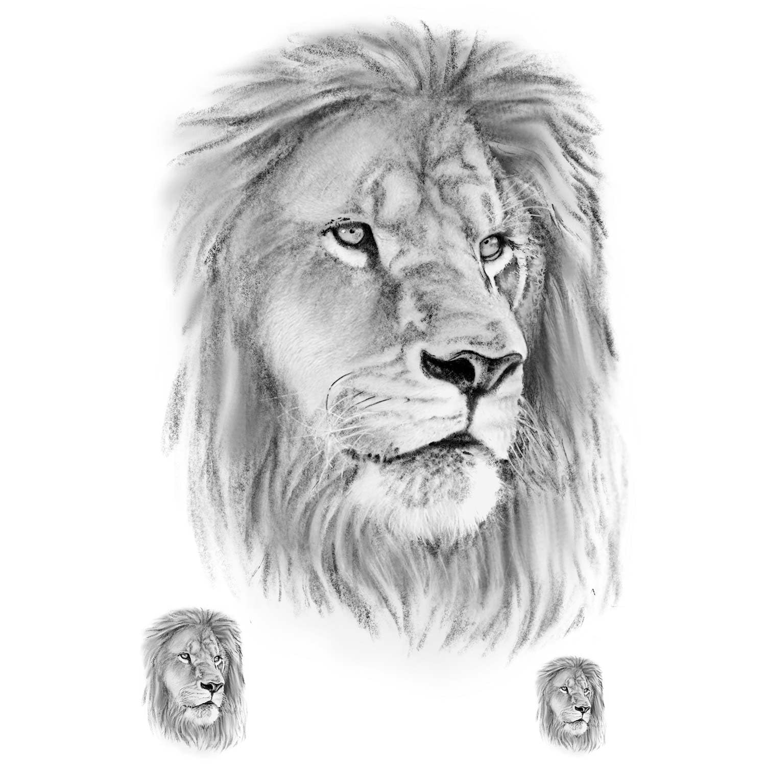 lion back tattoos for men 0083