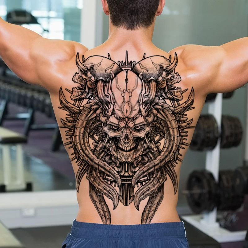 lion back tattoos for men 0092