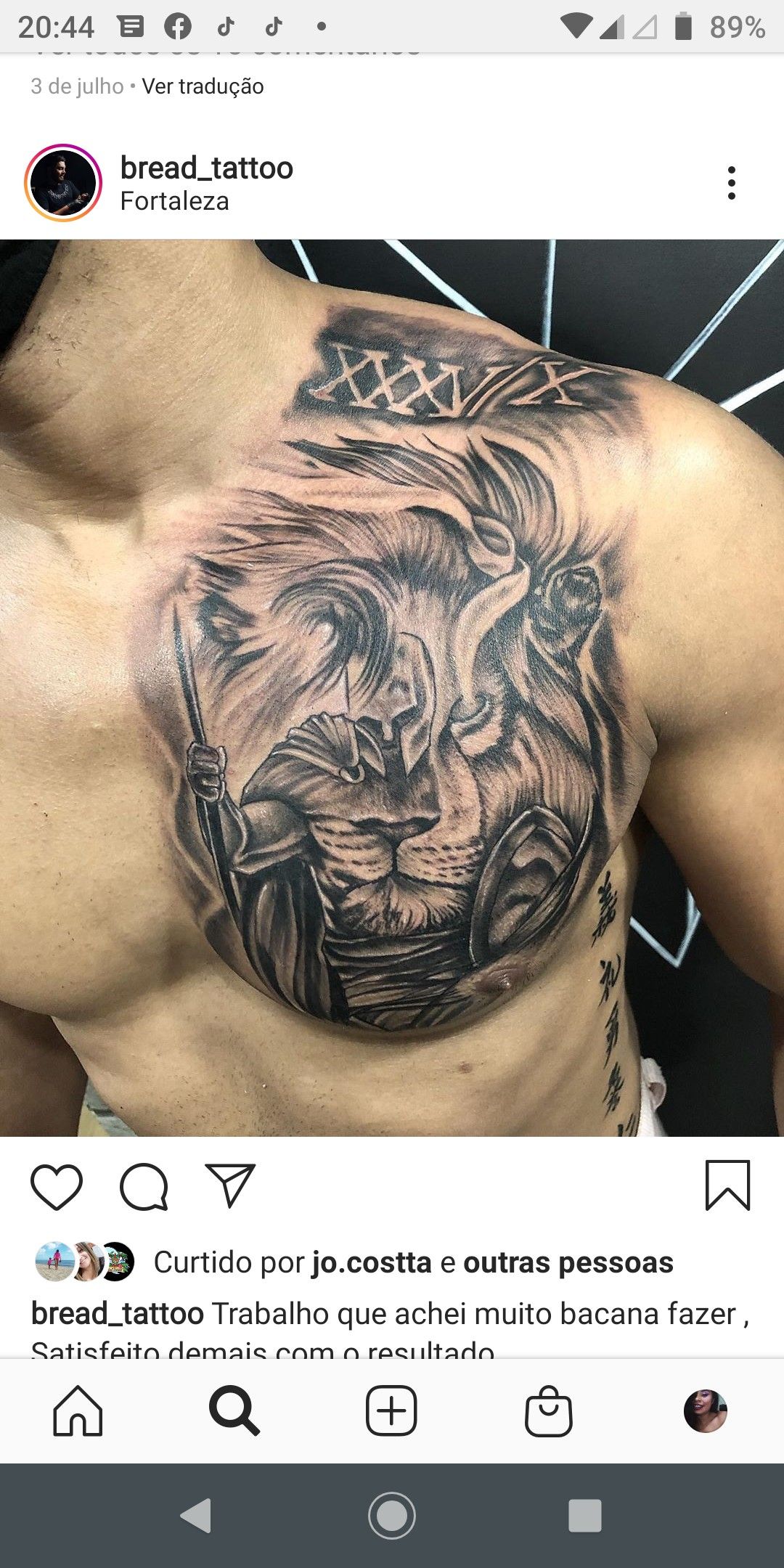 lion chest tattoos for men 0087