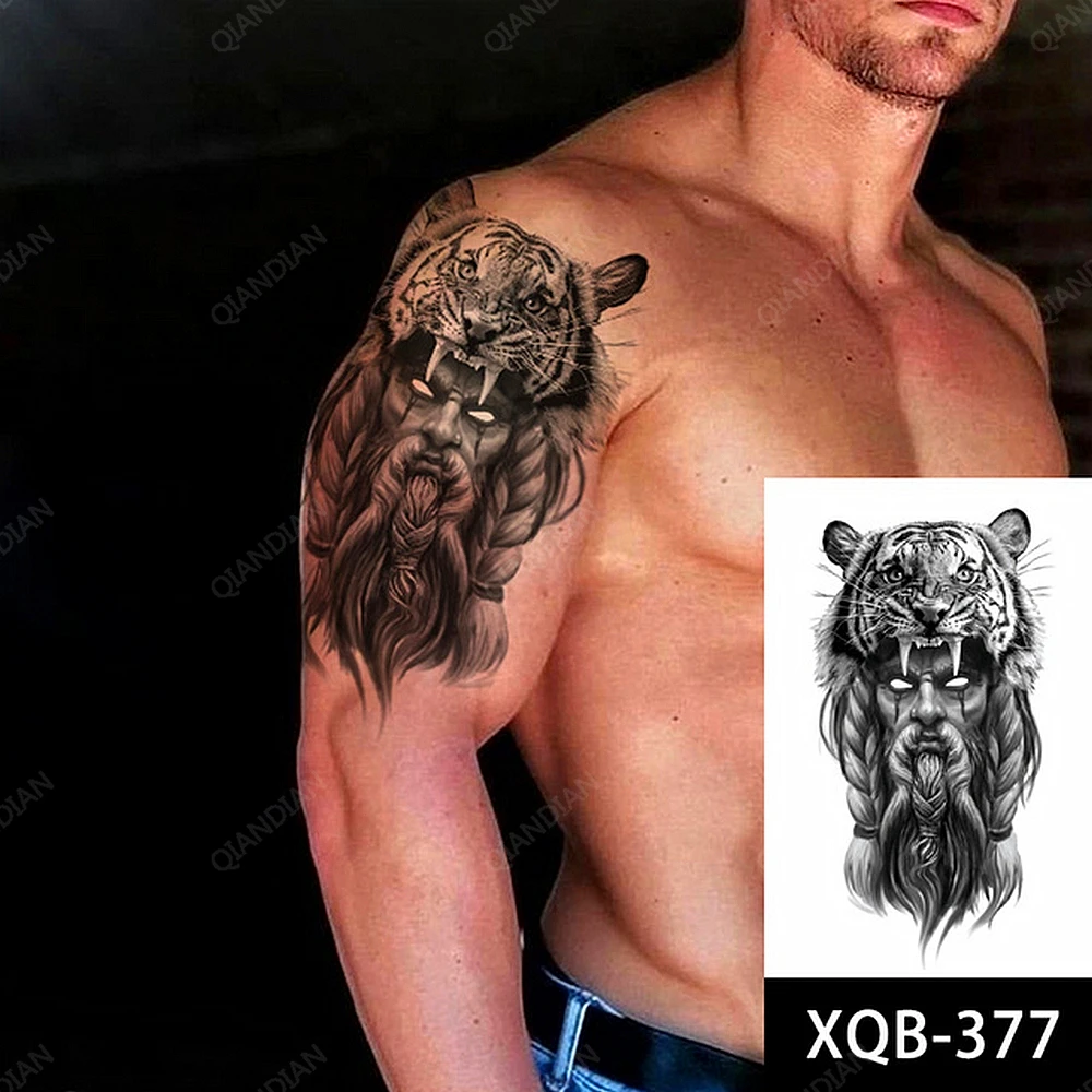 lion chest tattoos for men 0093