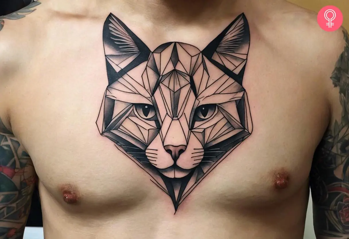 lion chest tattoos for men 0097