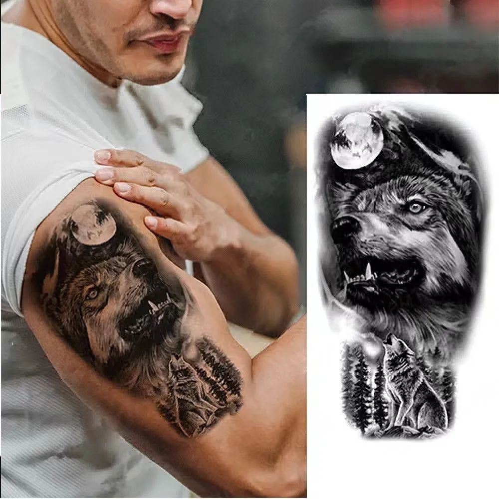 lion forearm tattoos for men 0029