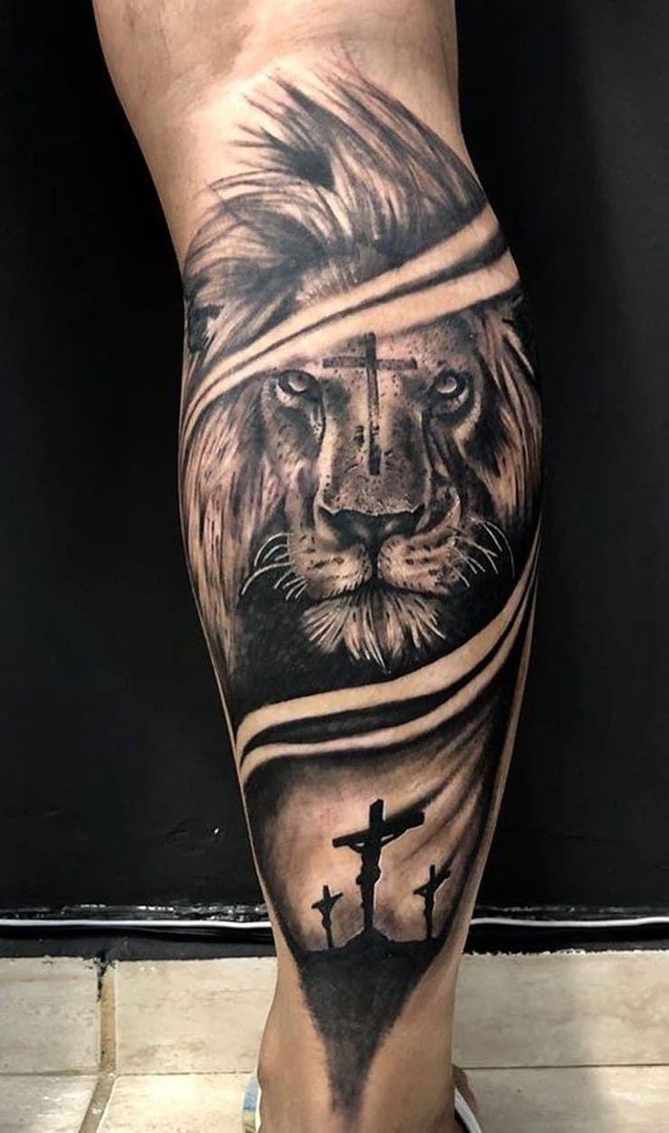 lion forearm tattoos for men 0044