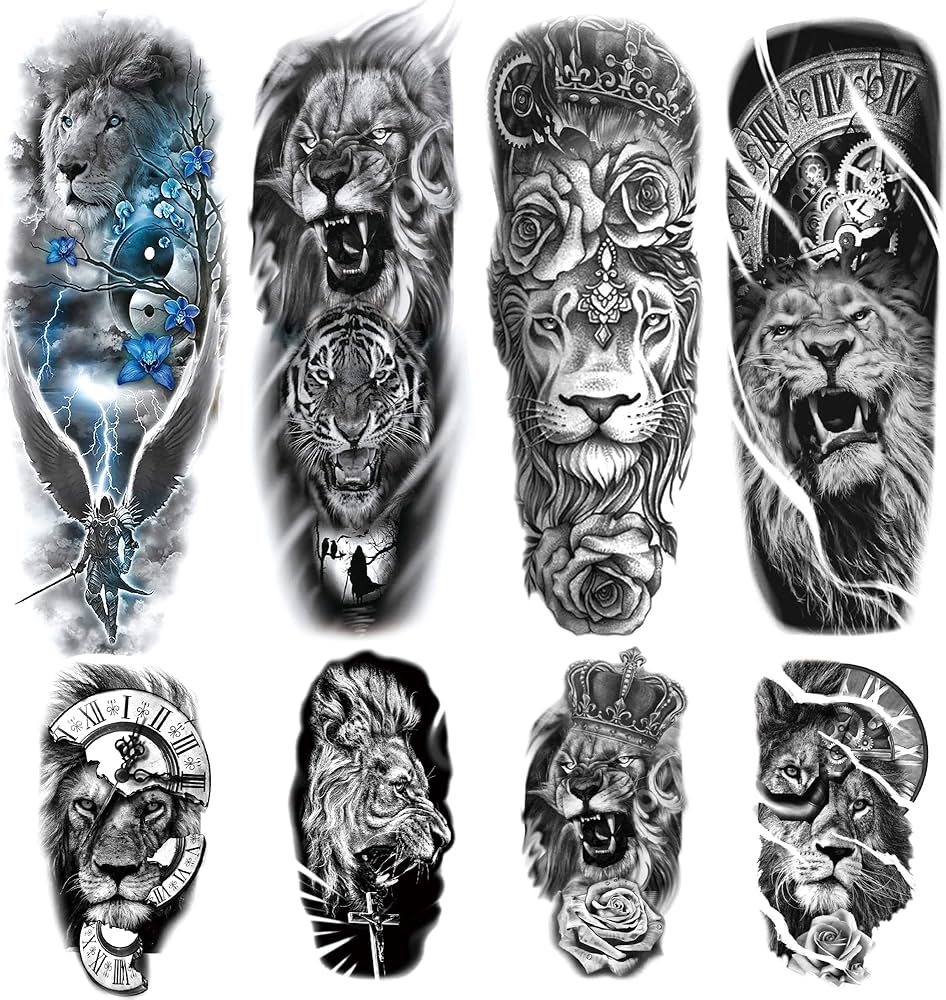 lion forearm tattoos for men 0051