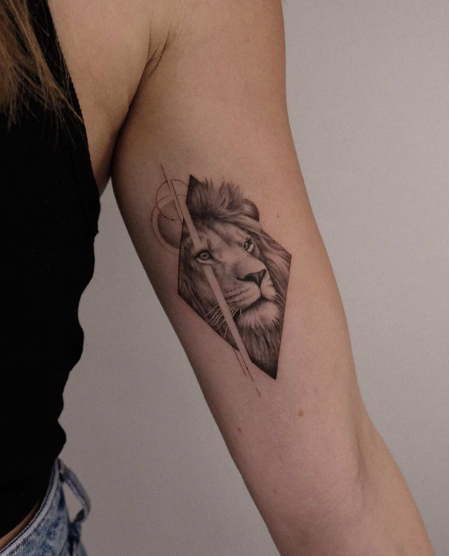 lion forearm tattoos for men 0055