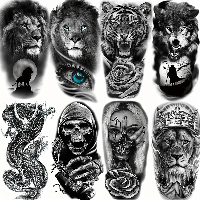 lion forearm tattoos for men 0058