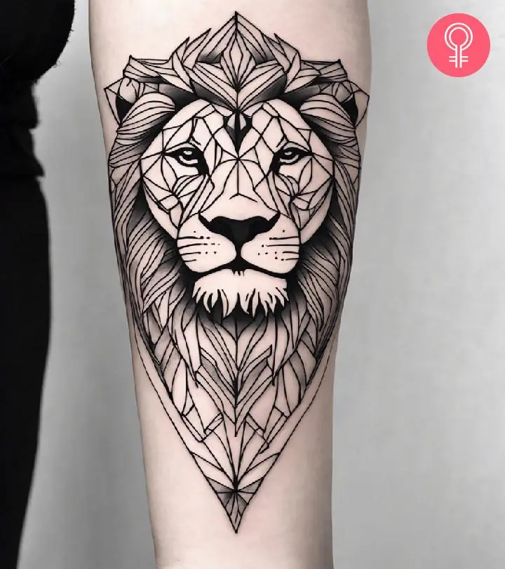 lion forearm tattoos for men 0060