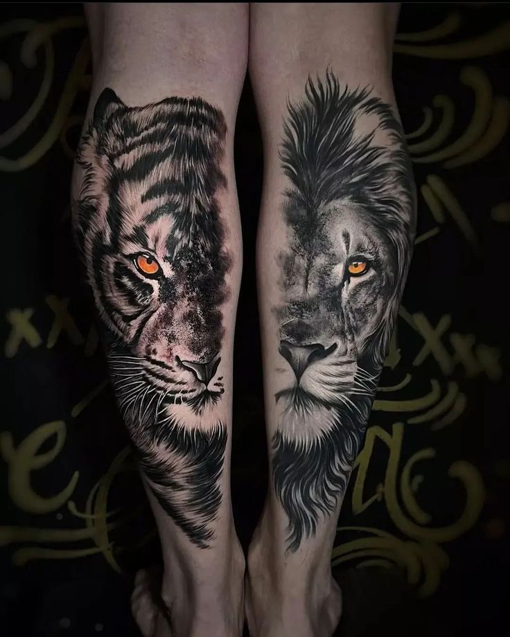 lion forearm tattoos for men 0094