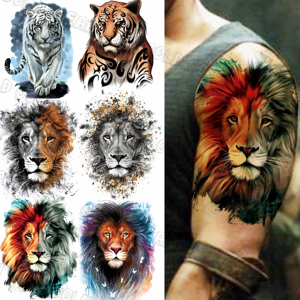 lion tattoos for men 0026