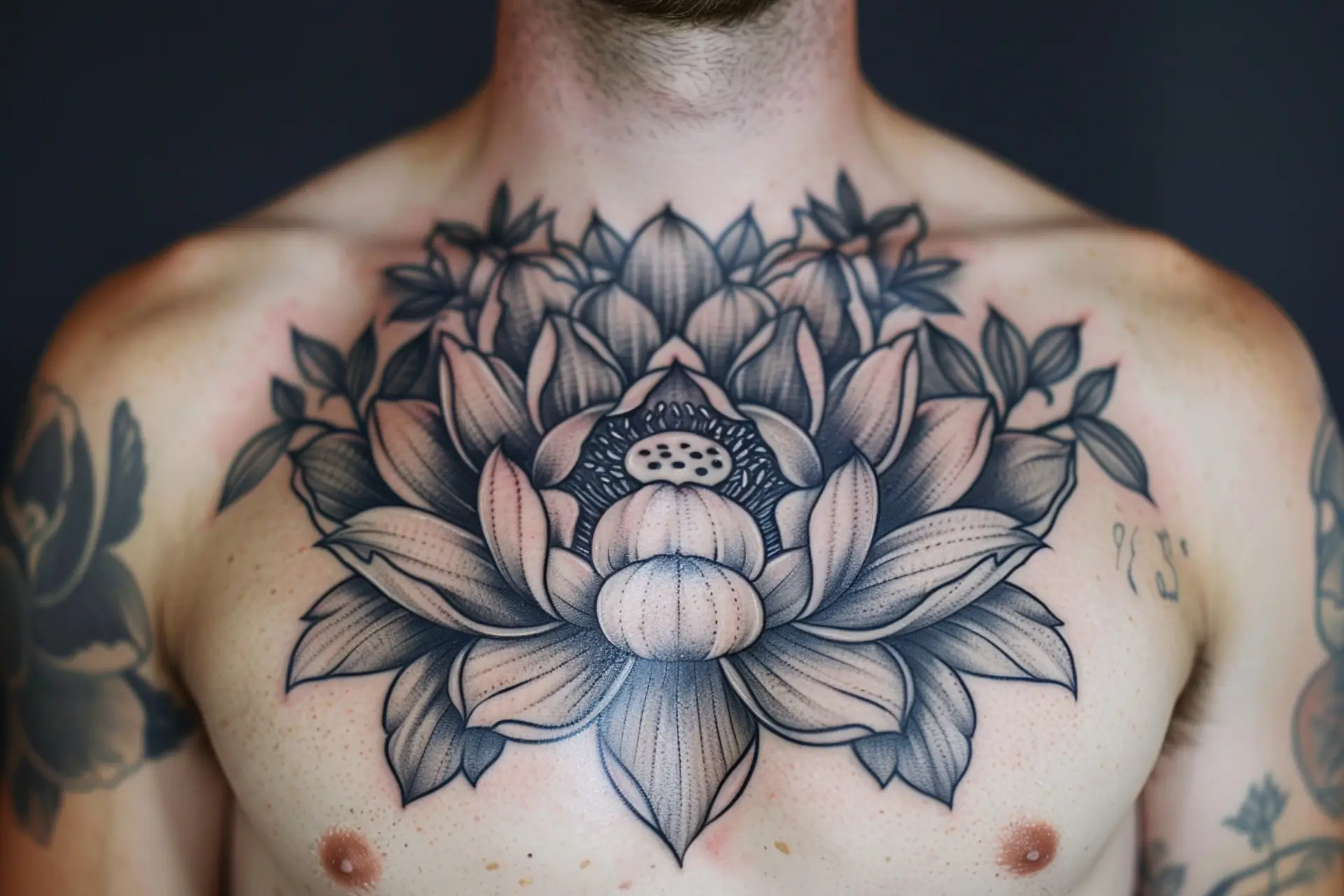 lotus tattoos for men 0012