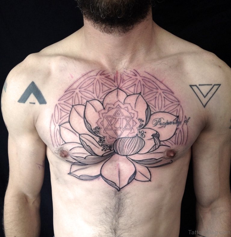 lotus tattoos for men 0043