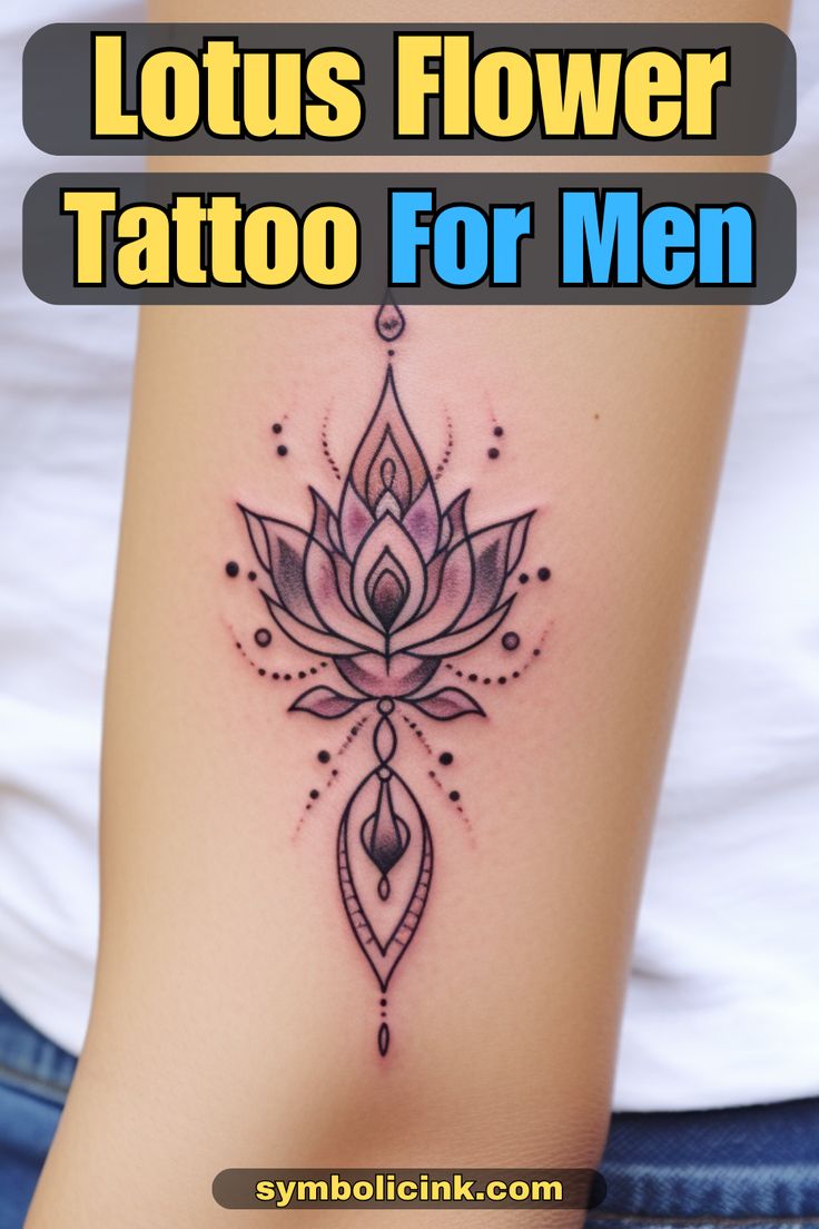 lotus tattoos for men 0095