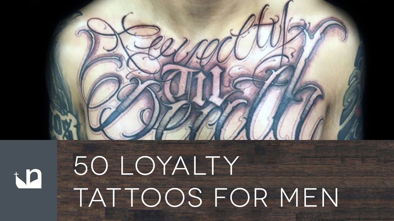 loyalty-themed tattoos for men