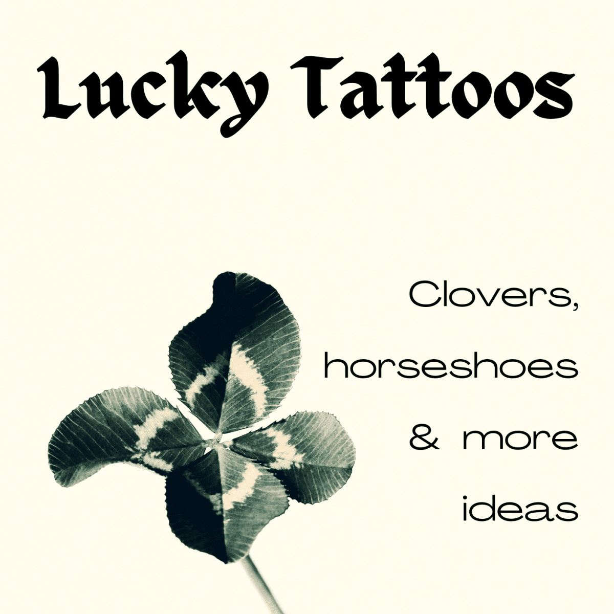 lucky tattoos for men 0029