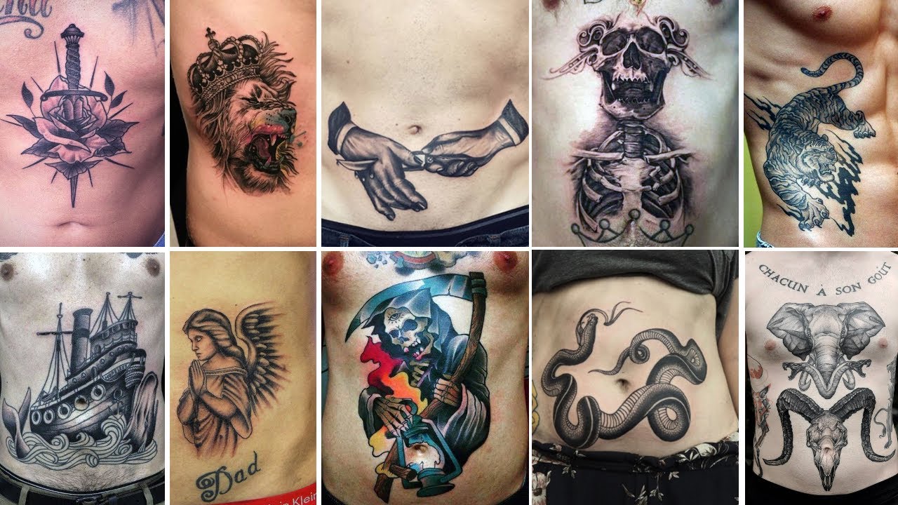 male lower stomach tattoos for men ideas