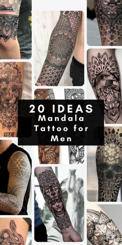 Mandala tattoos for men 0010