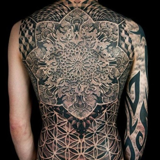 Mandala tattoos for men 0017