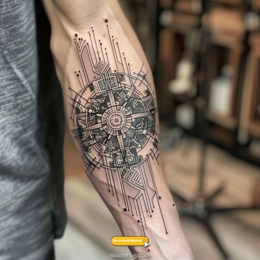 Mandala tattoos for men 0096