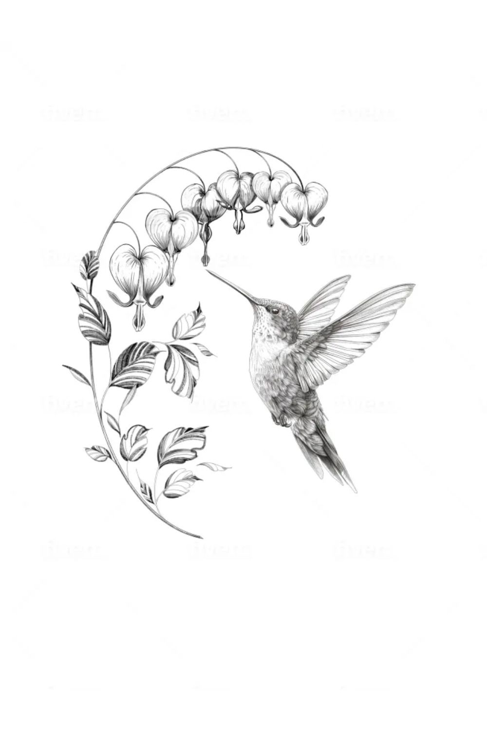 masculine interpretations of hummingbird tattoos for men