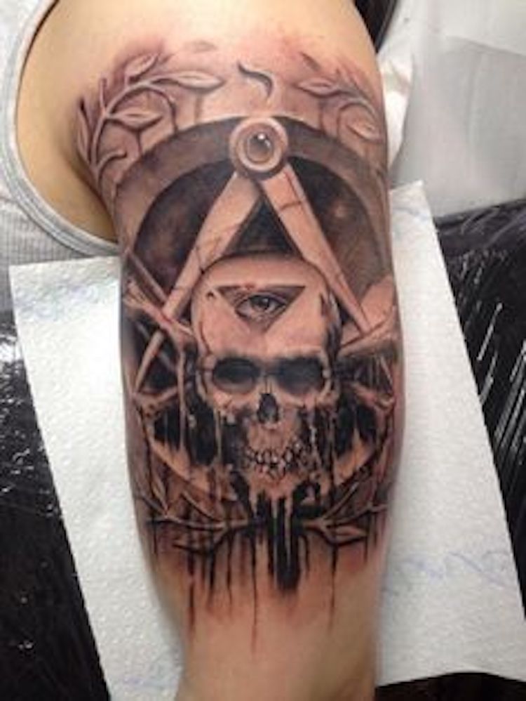 Masonic tattoos for men trends