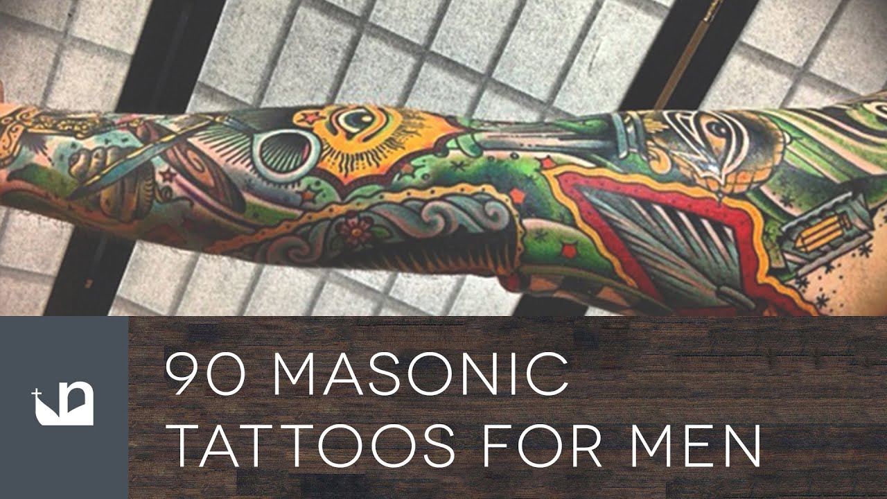 Masonic tattoos for men 0013