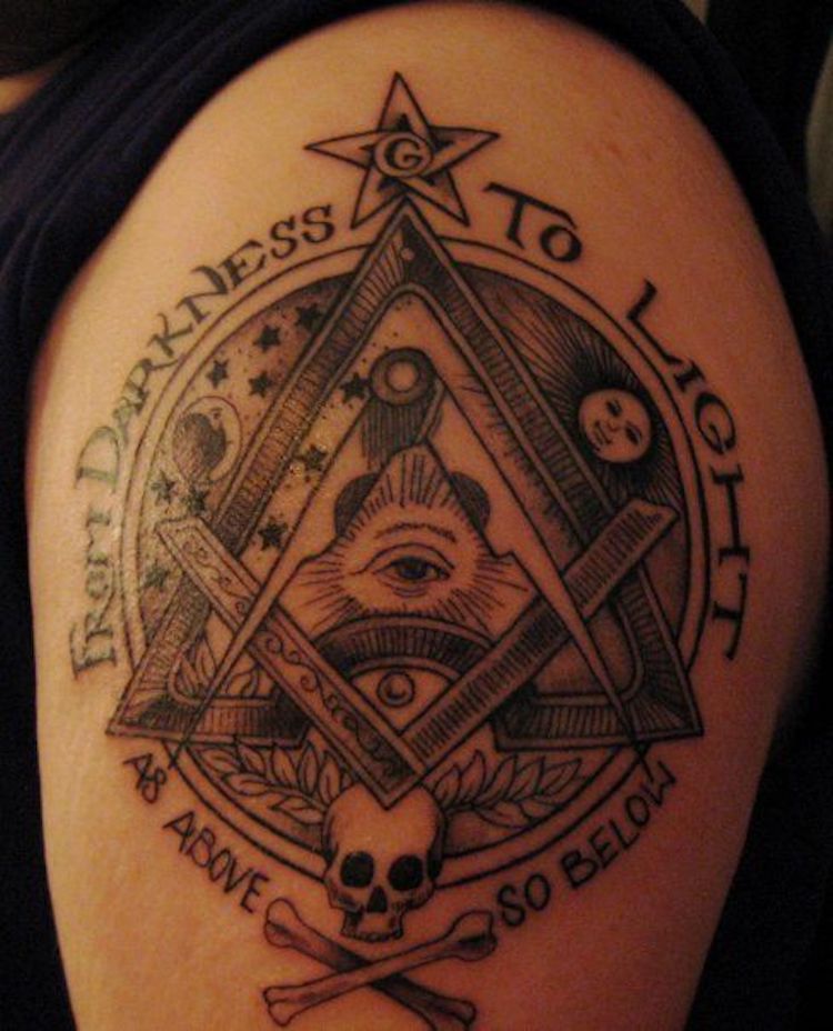 Masonic tattoos for men 0014