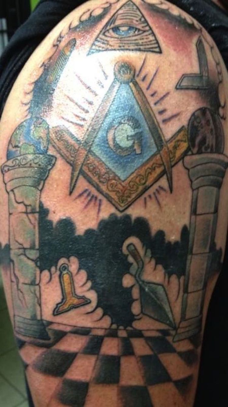 Masonic tattoos for men 0015