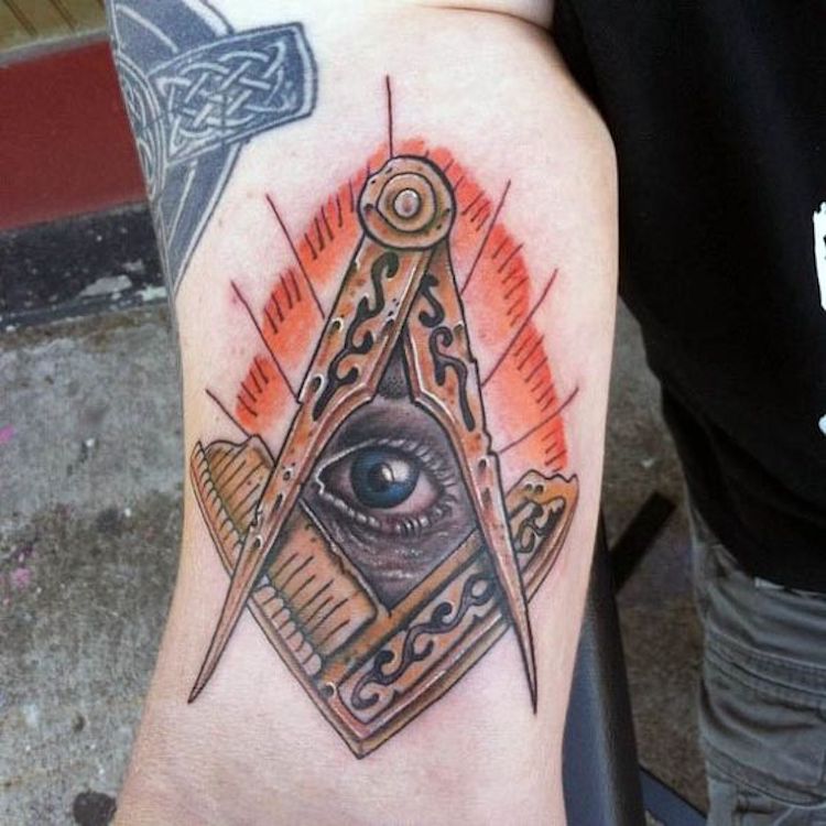 Masonic tattoos for men 0022