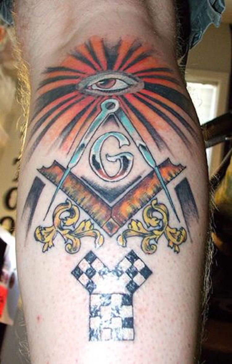 Masonic tattoos for men 0025