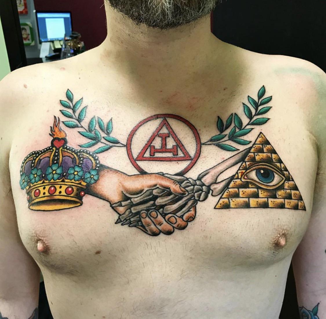 Masonic tattoos for men 0027