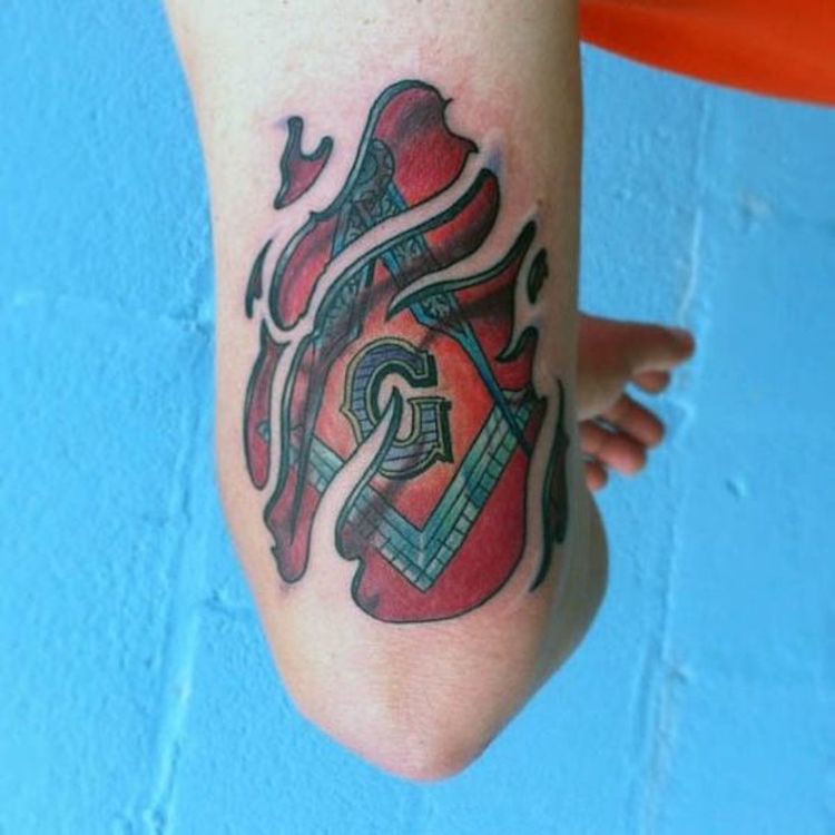 Masonic tattoos for men 0034