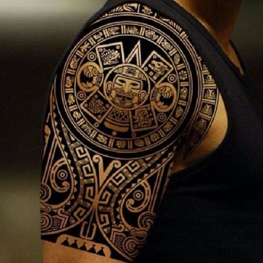 Mayan tribal tattoos for men