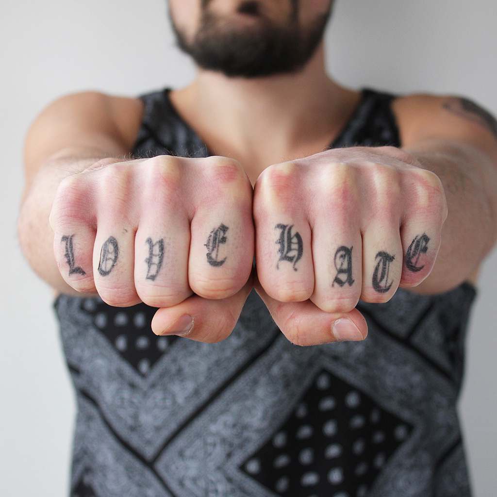 meaning behind knuckle tattoos for men