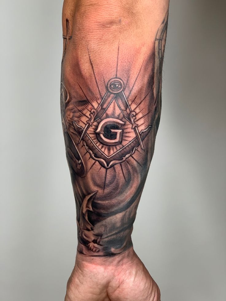 meaning behind Masonic tattoos for men