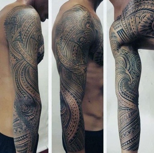 meaning behind Polynesian tattoos for men