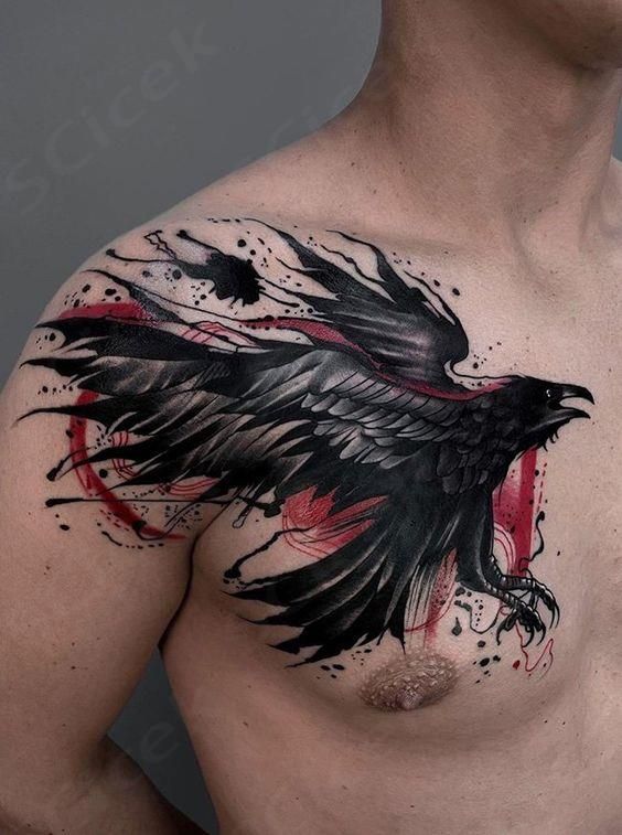 meaning of crow tattoos for men