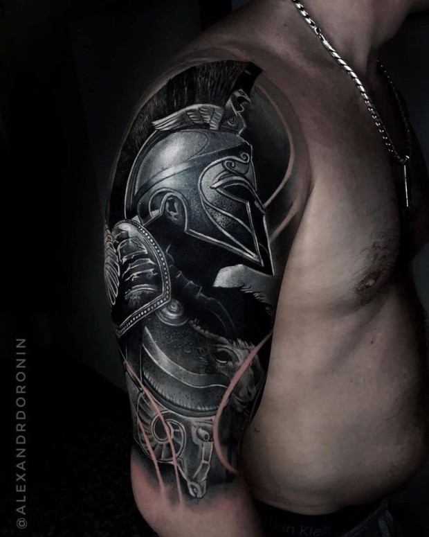 meaning of Spartan tattoos for men