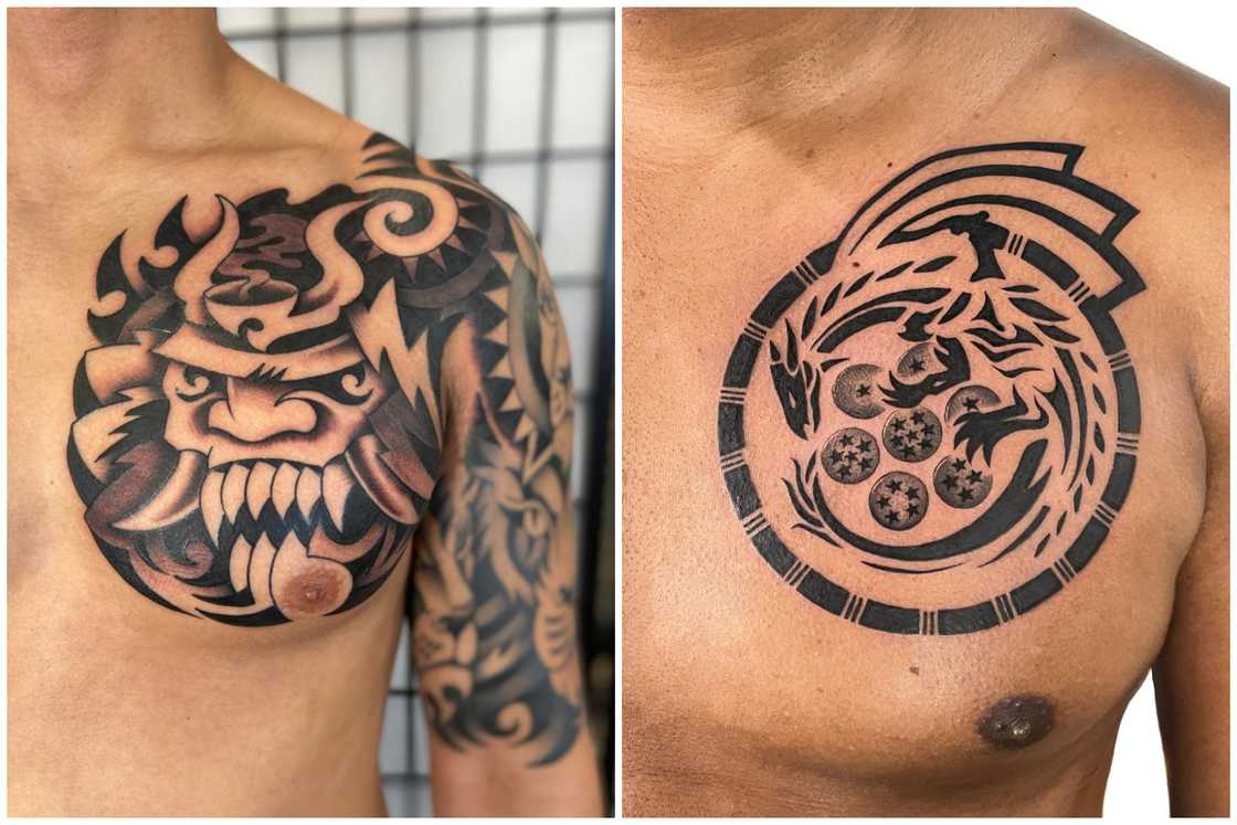 meaning of tribal chest tattoos for men