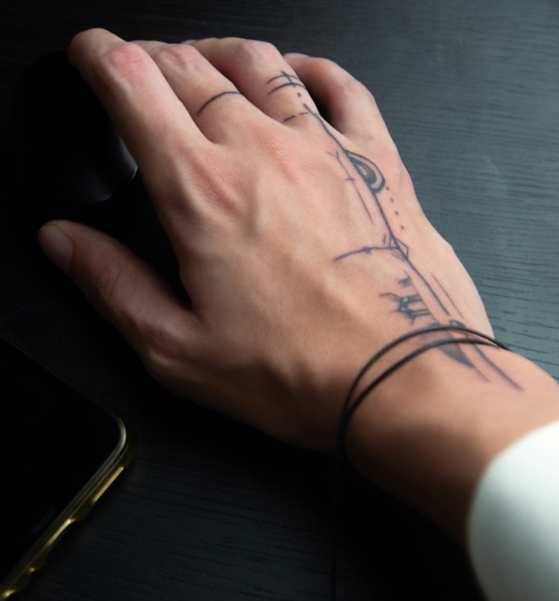 meaningful abstract tattoos for men