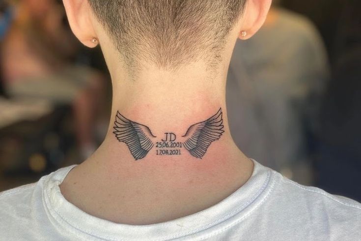 meaningful back of neck tattoos for men