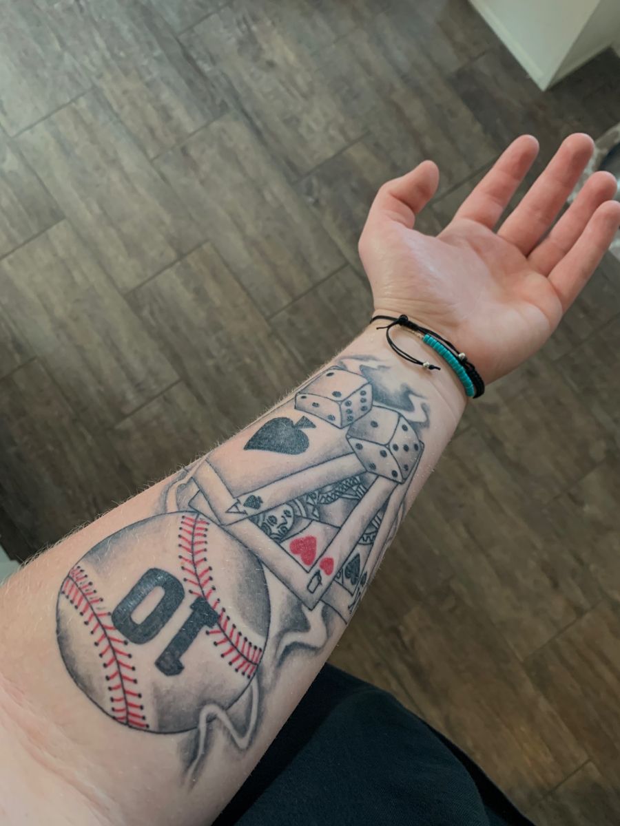 meaningful baseball tattoos for men