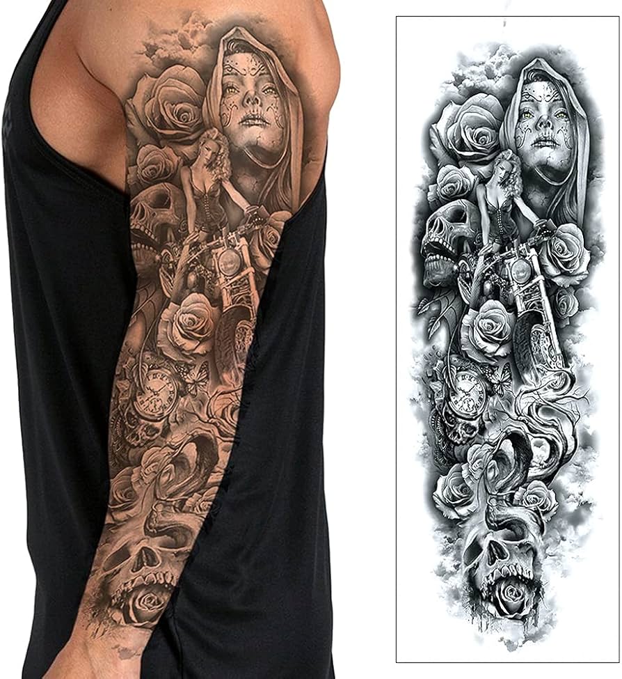 meaningful biker tattoos for men