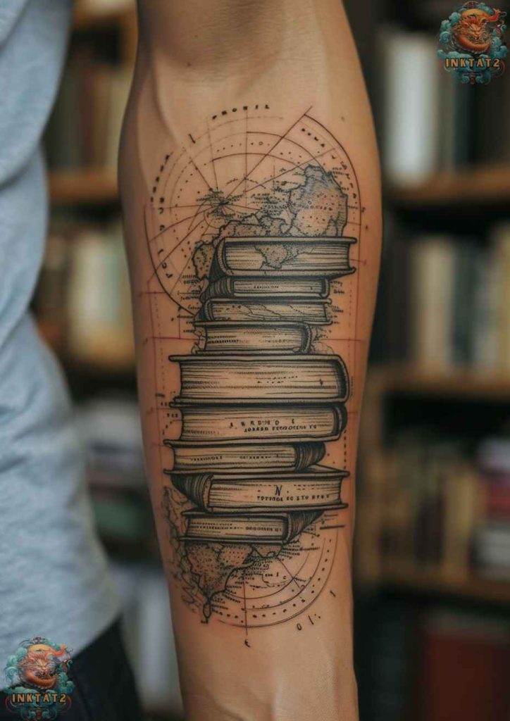 meaningful book tattoos for men