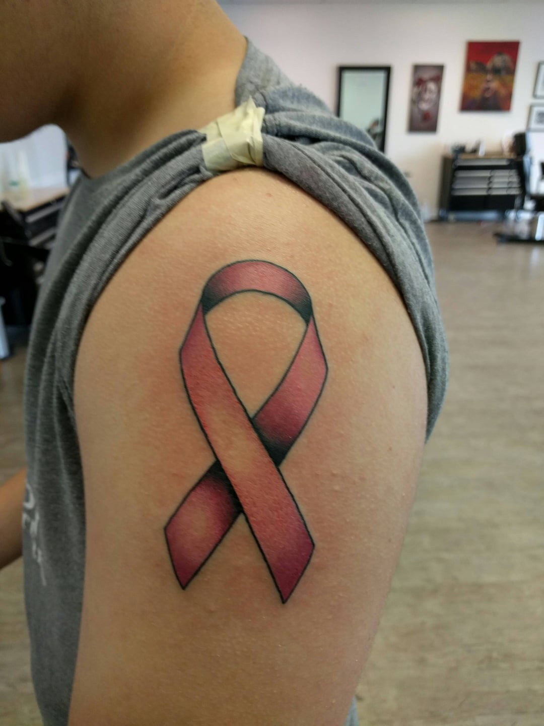 meaningful breast cancer tattoos for men