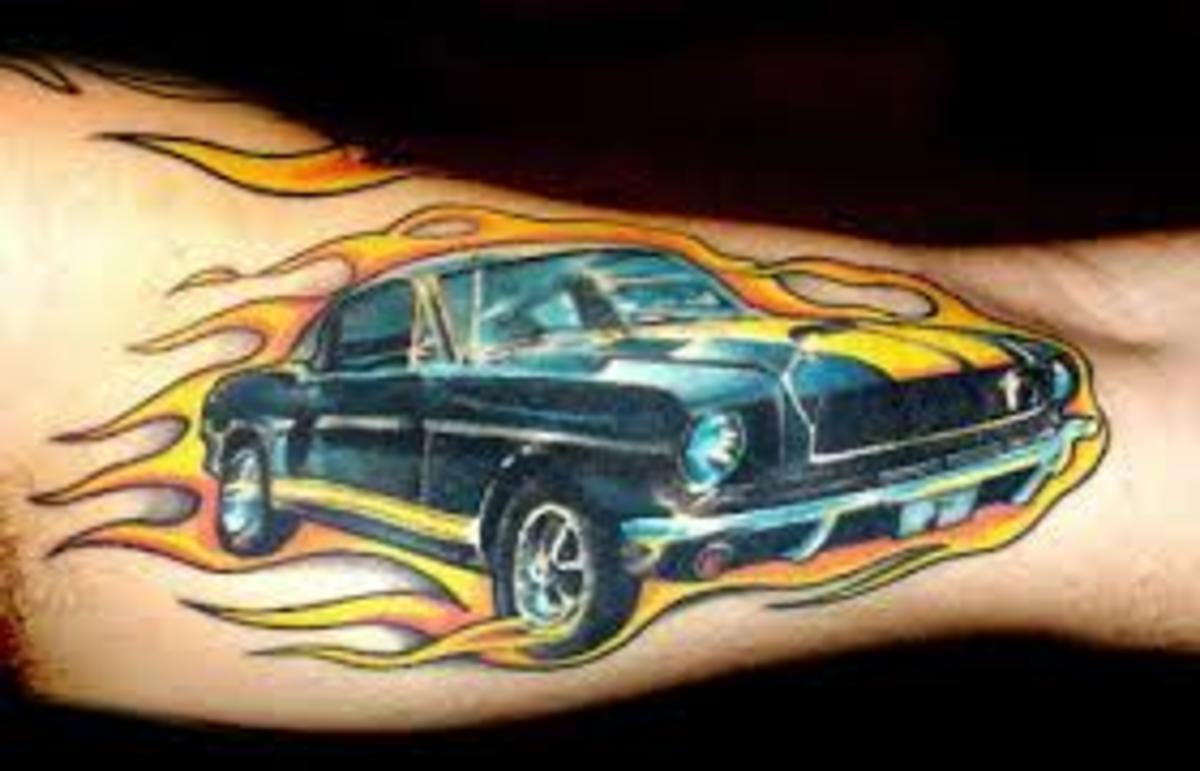 meaningful car tattoos for men