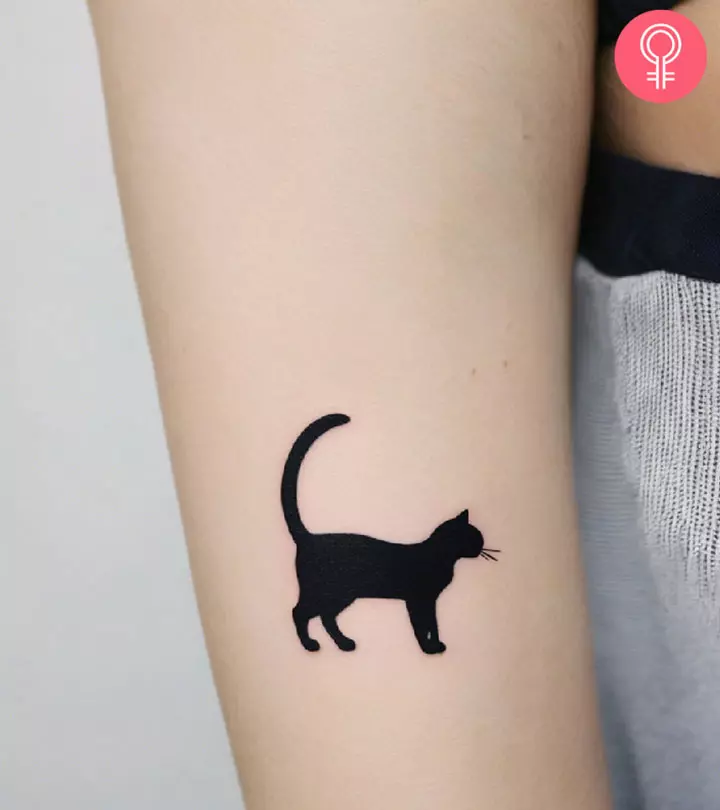 meaningful cat tattoos for men