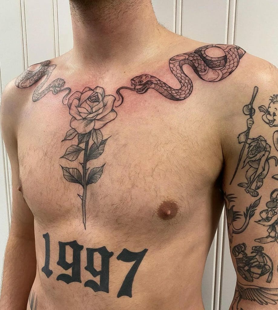 meaningful collar bone tattoos for men