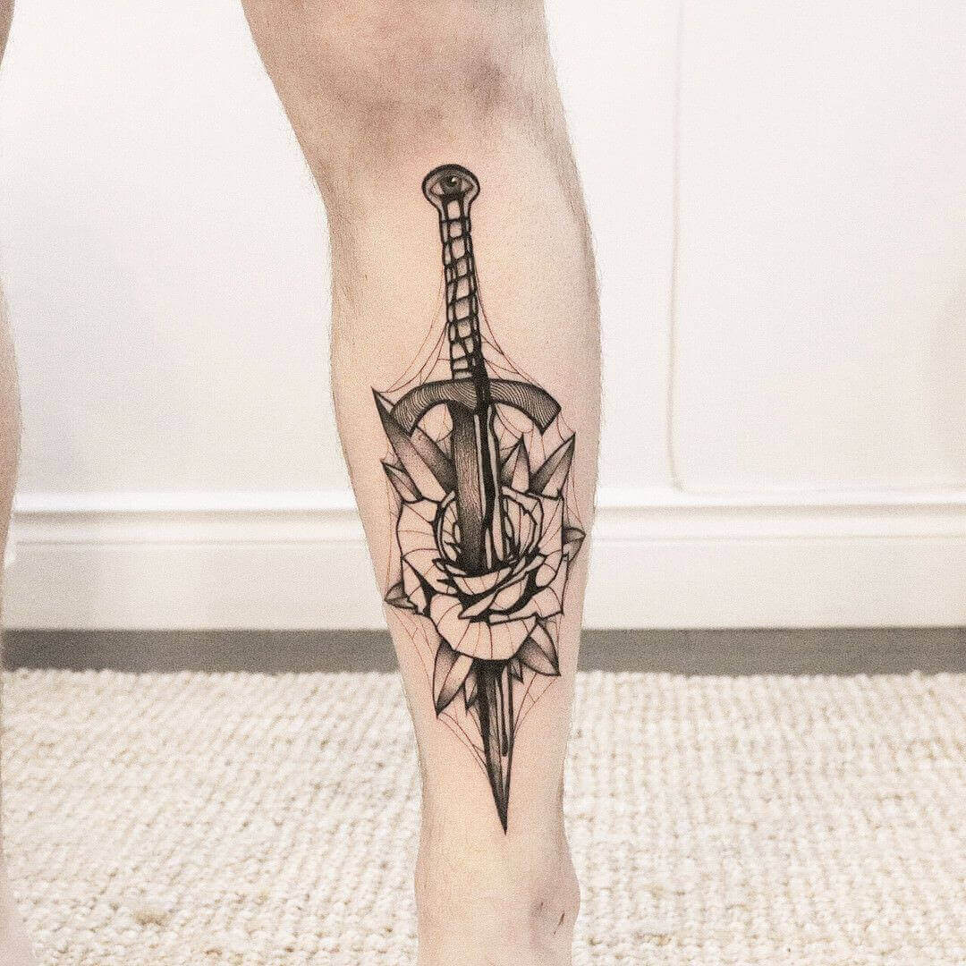 meaningful dagger tattoos for men