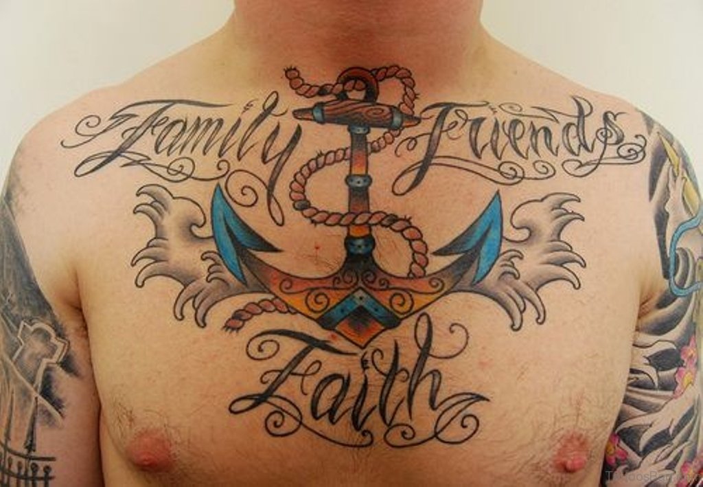 meaningful family chest tattoos for men 0017